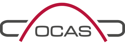Logo OnderzoeksCentrum voor Aanwending van Staal NV
