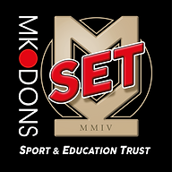Logo Milton Keynes Dons Football Club Sports & Education Trust