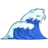 Logo wavy Travel, Inc.